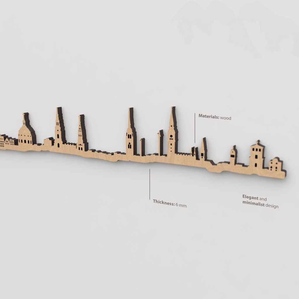 Textura de la madera marrón en el skyline Copenhague.