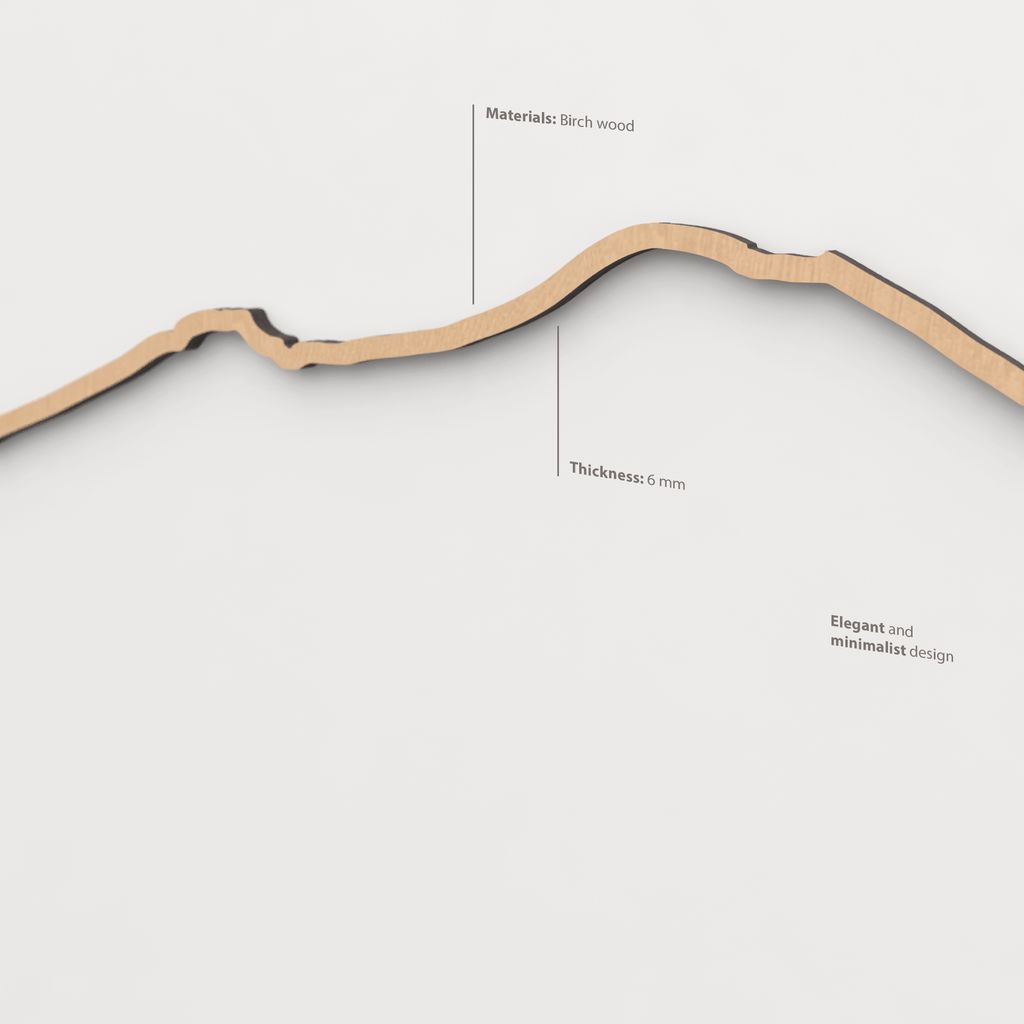 Textura de la madera marrón en el skyline Monte Vesubio.