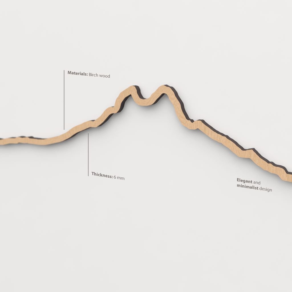 Textura de la madera marrón en el skyline Pedraforca.