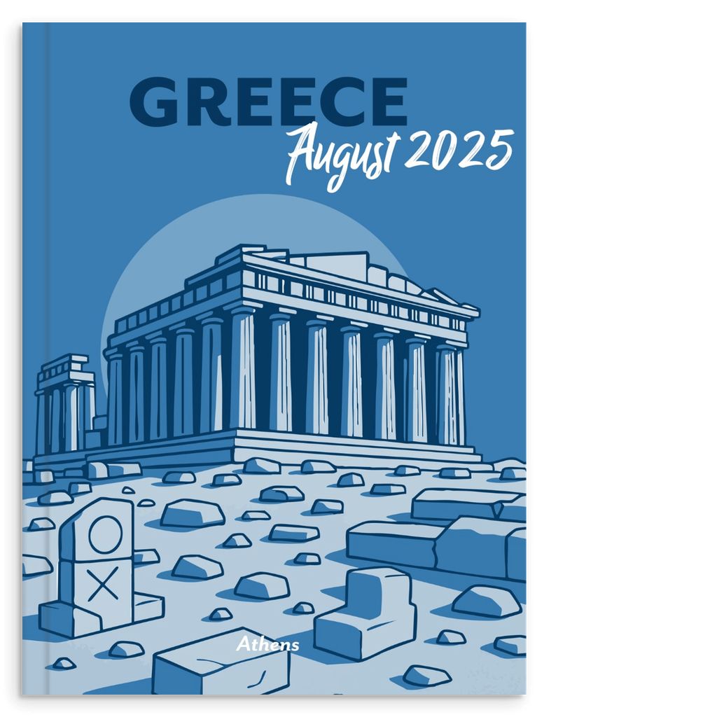 Tripbook – Álbum de viaje personalizado skyline in wood - Skylinecity