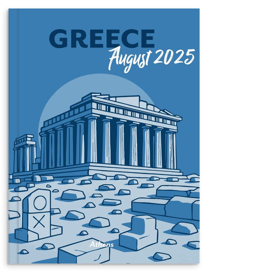 Tripbook – Álbum de viaje personalizado skyline in wood - Skylinecity