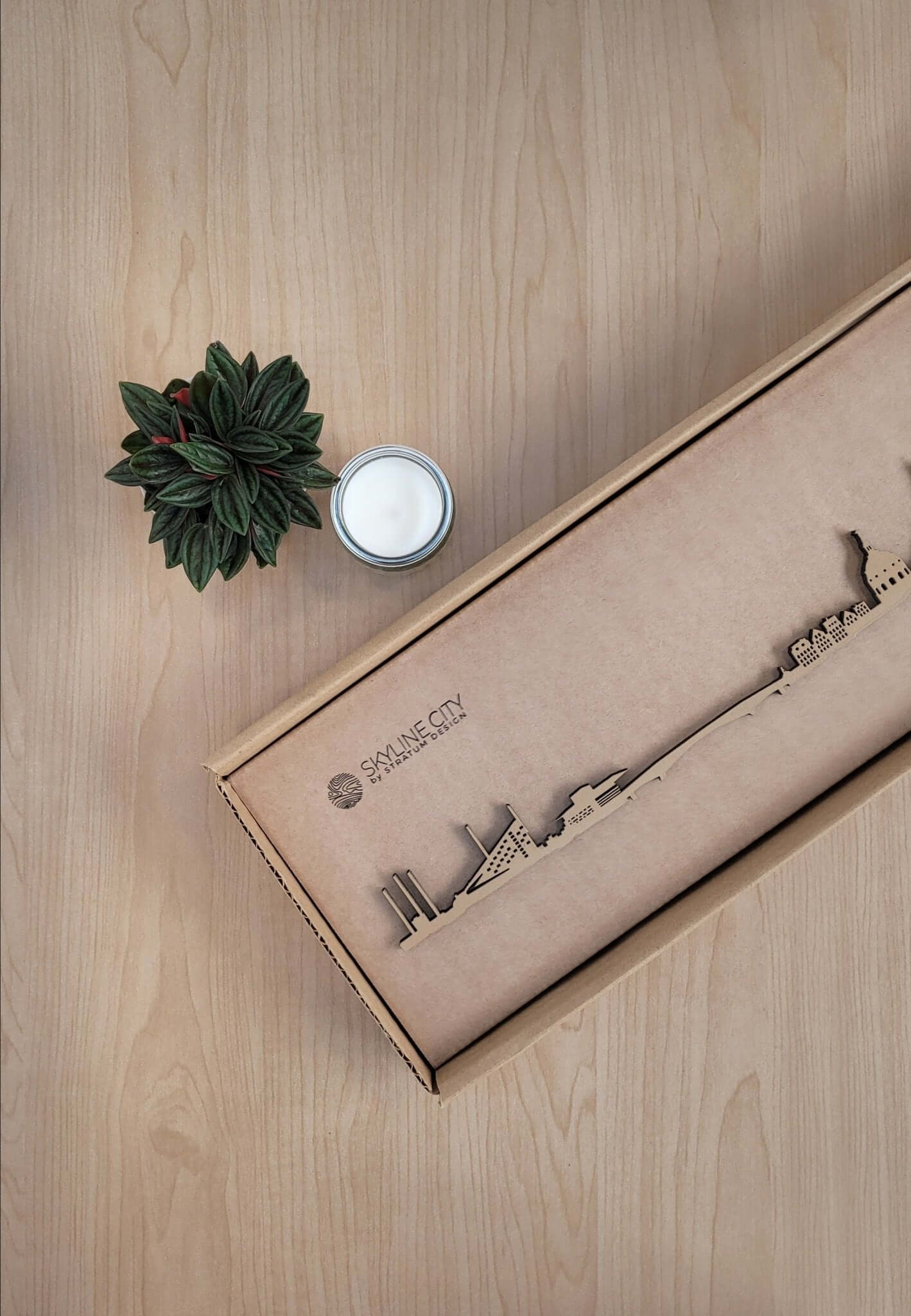 Skyline Copenhague skyline in wood - Skylinecity