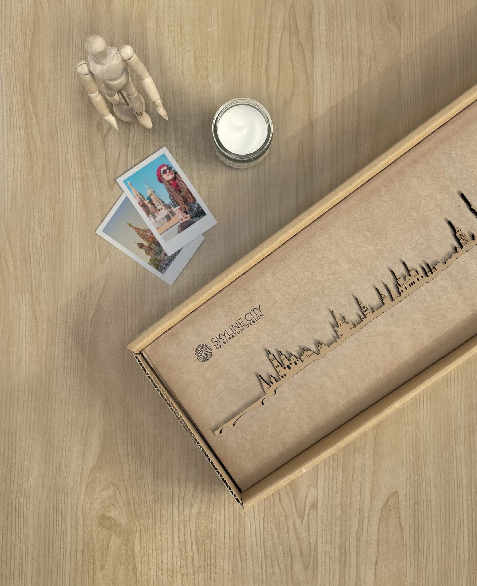 Skyline Moscú skyline in wood - Skylinecity