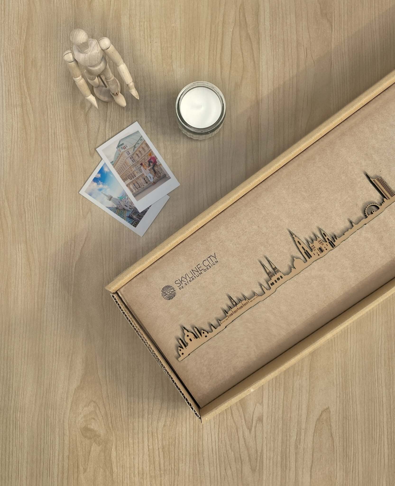 Skyline Viena skyline in wood - Skylinecity