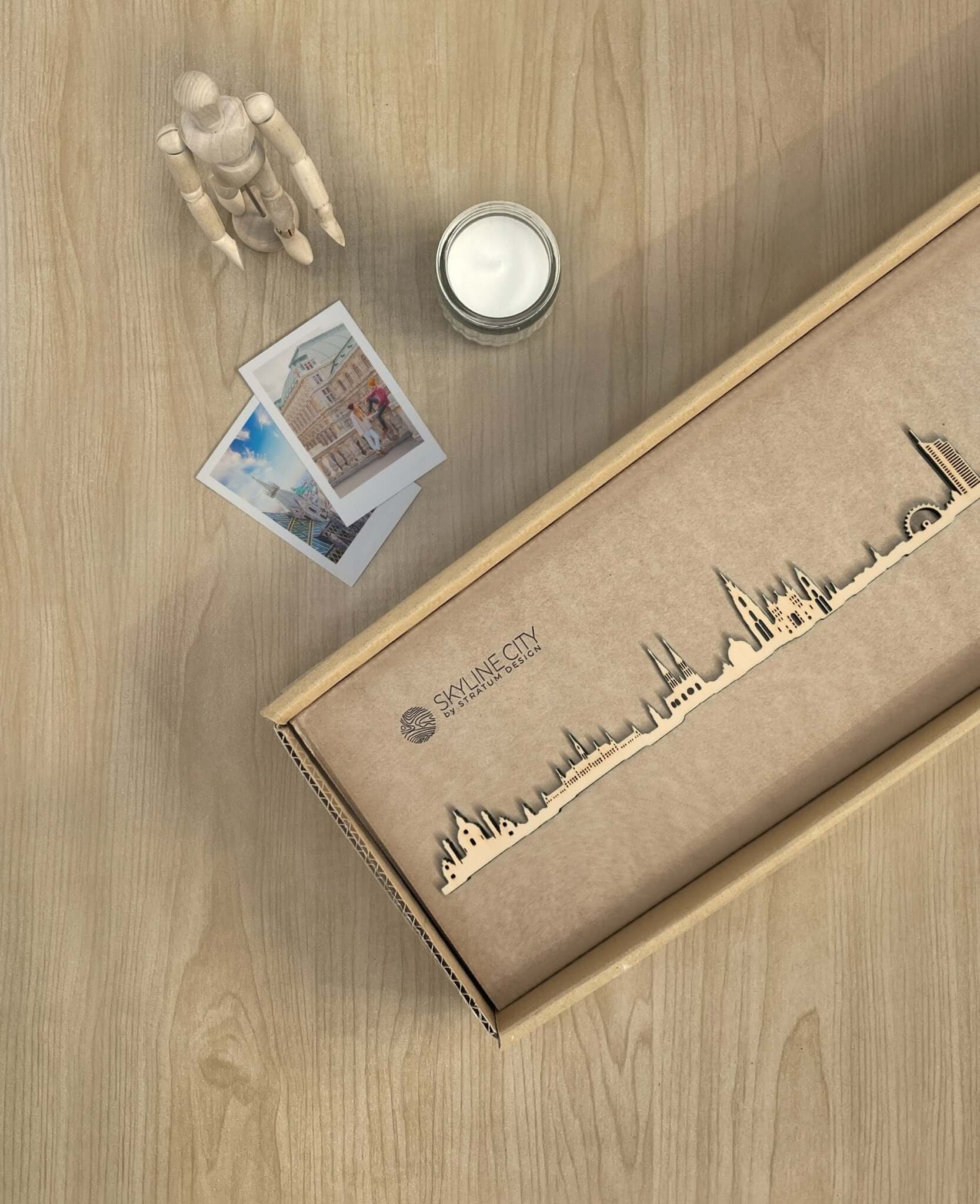 Skyline Viena skyline in wood - Skylinecity